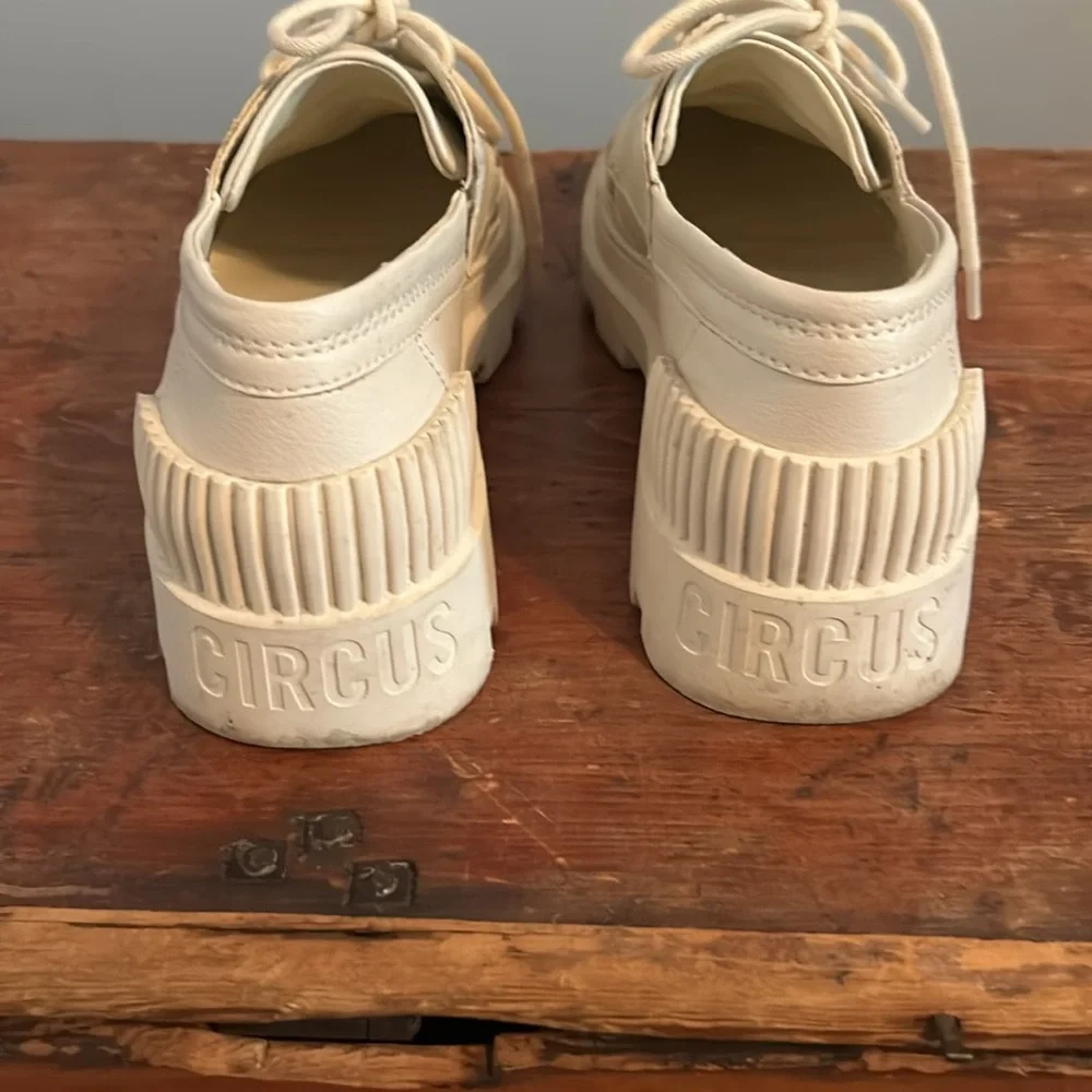 Sam Edelman Cream Platform Shoes